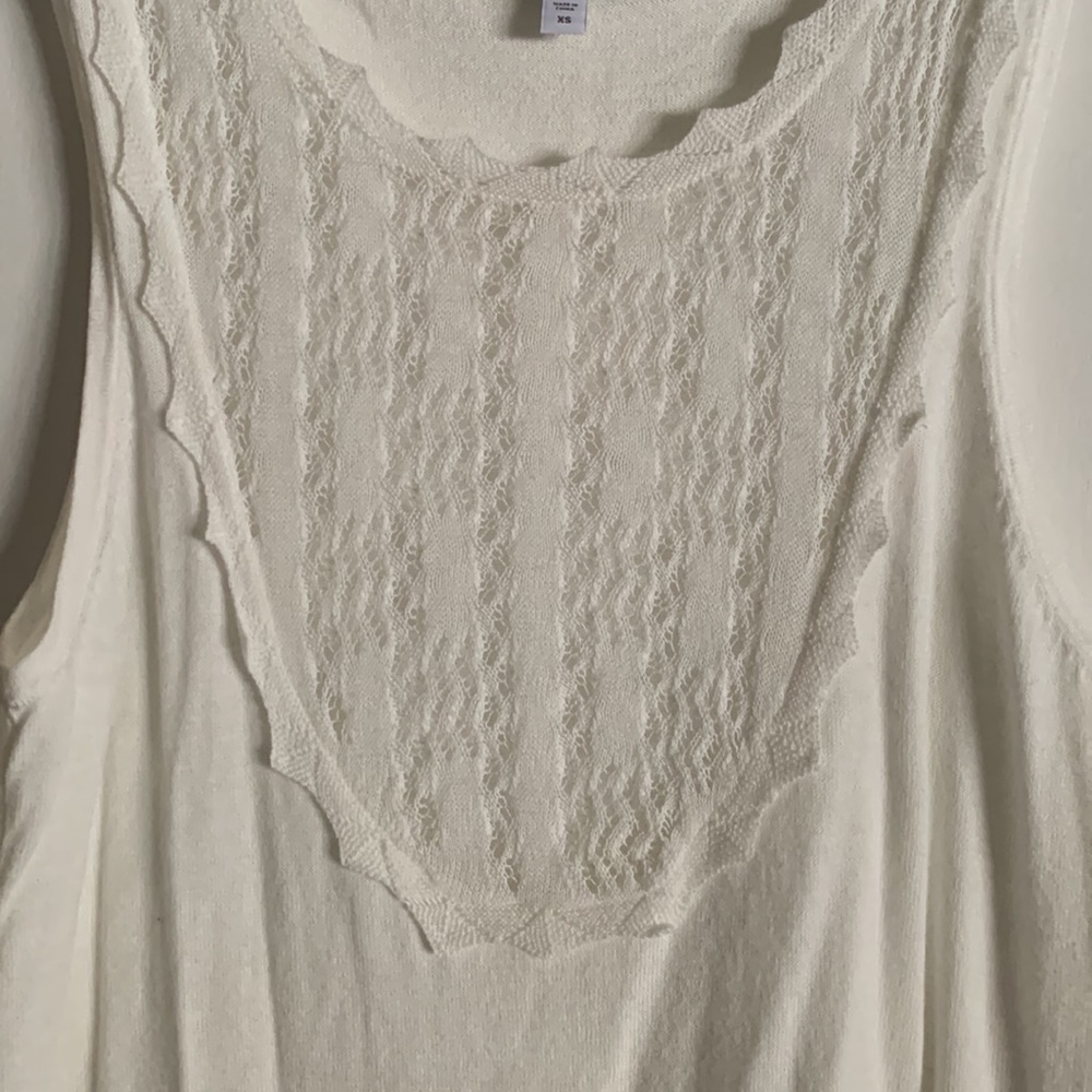 White feminine top
